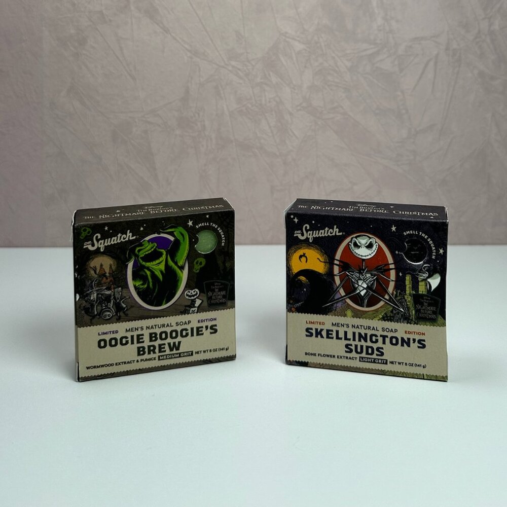 Dr. Squatch Skellington's Suds and Oogie Boogie's Brew Soap Set